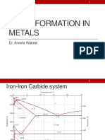 Phase Transformation in Metals: Dr. Aneela Wakeel