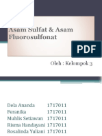 Asam Sulfat & Asam Fluorosulfonat