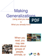 Generalization