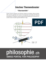 Philosophisches Themendossier: "Sterbehilfe"