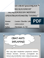 Analisis Obat Golongan Arilalkanoat Mengunakan Metode Spektrofotometri Visibel