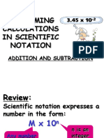 Add Sub Mul Div Scientific Notation