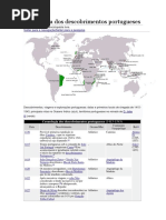 Cronologia Dos Descobrimentos Portugueses
