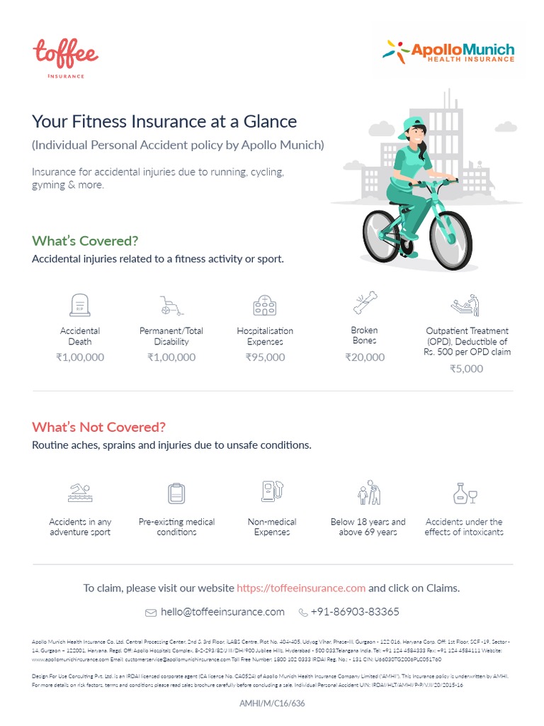 FitnessInsurance Details | PDF | Deductible | Insurance Policy
