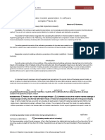 Selection of Groundwater Models Parameters in Software Complex Plaxis 2D