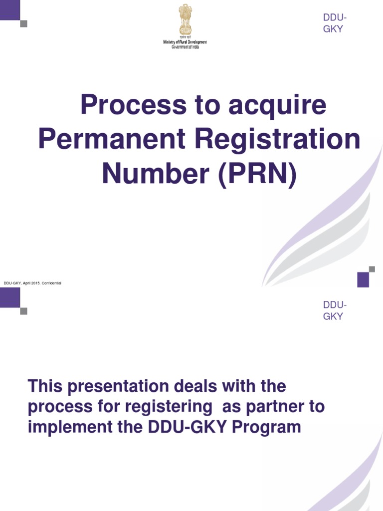 DDU-GKY PRN Registration Process Guide | PDF | Cyberspace | Computing