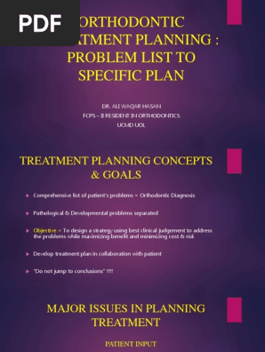 Orthodontic Treatment Planning