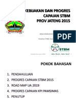 Paparan PROGRESS STBM Dan Pamsimas TA.2015 - EDIT