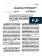 A Principal-Components Analysis of The Narcissistic Personality Inventory and Further Evidence of Its Construct Validity