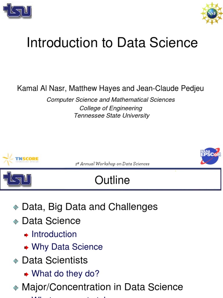 Introduction To Data Science 5-13 | PDF | Data Science | Big Data