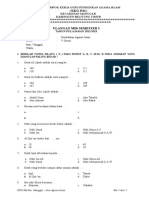 Soal Agama Islam Kelas 5 SD