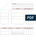 Philippine Statistics Authority Template 3 - Audit Execution Plan