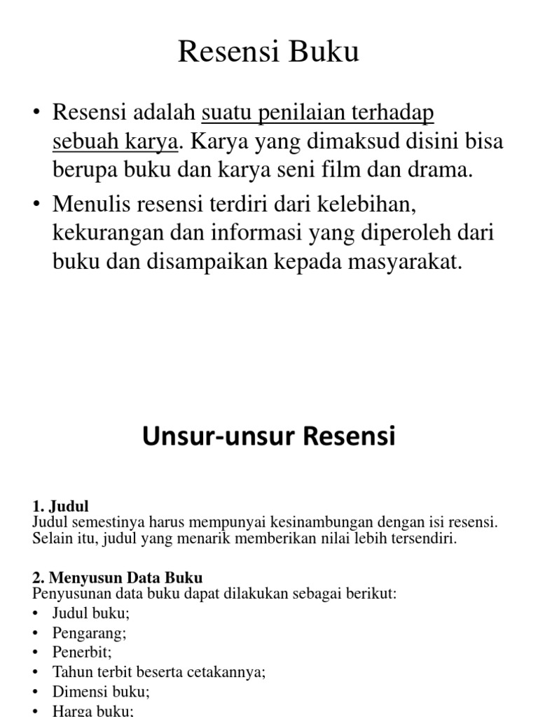 Resensi Buku Ppt