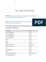 CommonExcelWindowsShortcuts 01 PDF