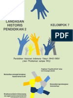 Landasan Pendidikan Historis Indonesia