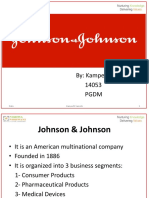 Johnson and Johnson portfolio