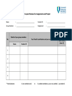 Peer-To-Peer Review Form PDF