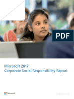 Microsoft 2017 CSR Annual Report PDF