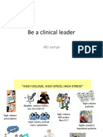 Clinical Leader 2019 Be a Leader