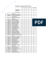 Sr. No. Roll NO Name A1 A2 A3 A4 A5 Total: Marksheet For Assignments BBA 8th Evening