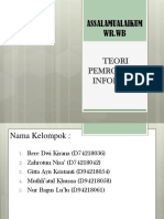 Psikologi (Teori Pemrosesan Informasi) Kel 1