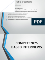 Competency-Based Interview Guide