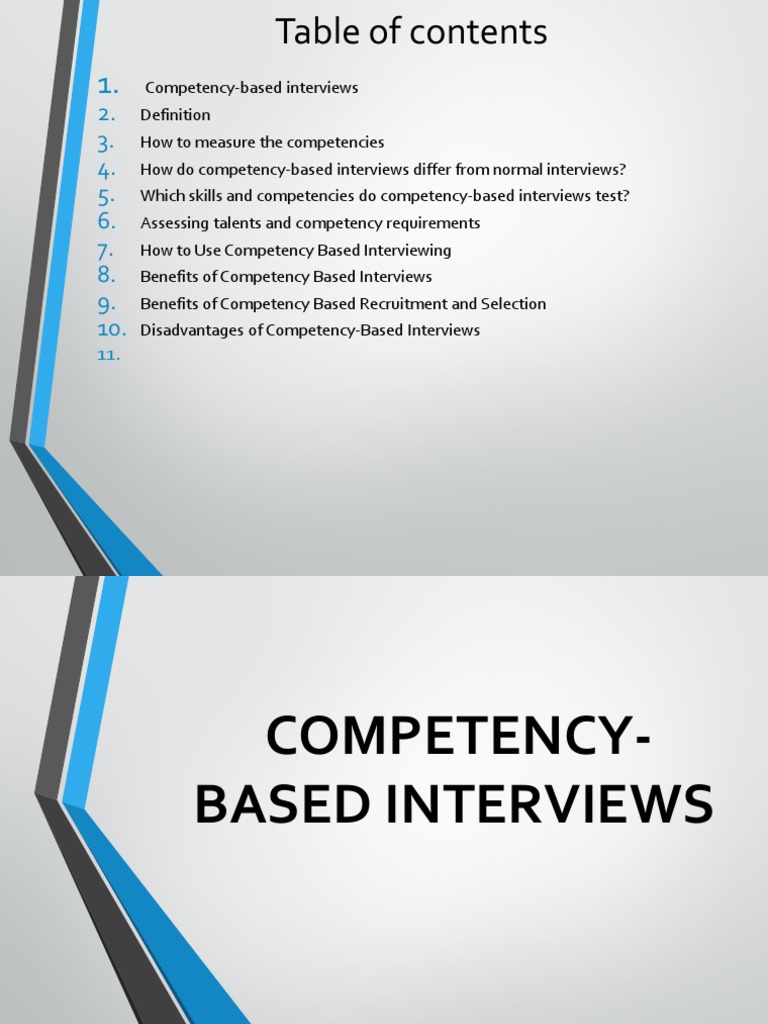 Competency Based Recruitment and Hiring Presentation | Competence