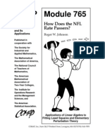 How Does The NFL Rate Passers?: Roger W. Johnson