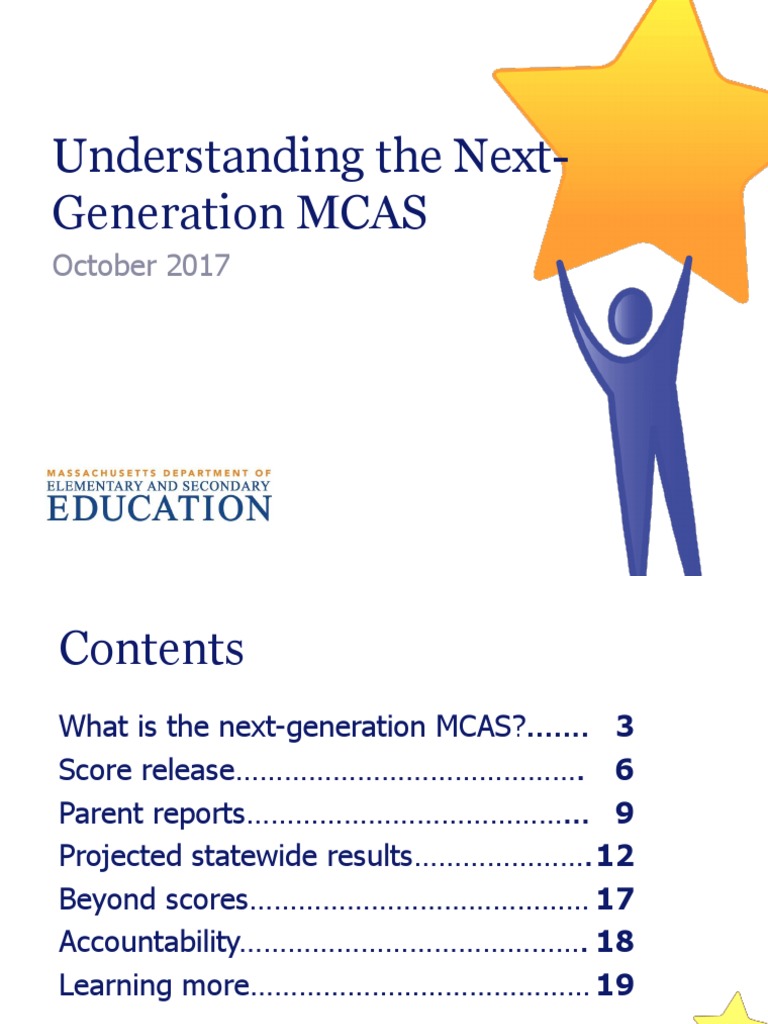 Next-Generation MCAS Overview Guide | PDF | Primary Education ...