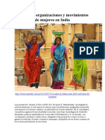 Relatos de Organizaciones y Movimientos de Mujeres en India