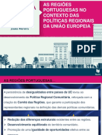 As regiões portuguesas no contexto das políticas regionais da União Europeia