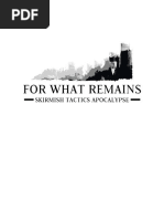 For What Remains (Draft)