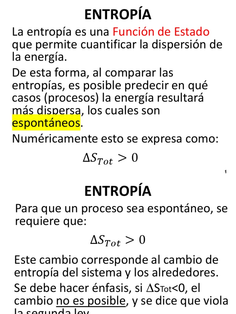 Balance de Entropía en Sistemas Abiertos | PDF | Entropía | Química Física