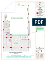 PT Slab 240Mm Thick: First Floor Roof Framing Layout