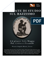 Manifesto Grande Giornate Di Studio Sul Razzismo