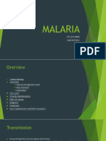Malaria: Pooja Kumari 16MCRBS59061
