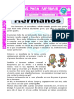 Ficha Los Hermanos para Quinto de Primaria