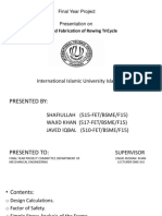 Rowing TriCycle Design Project