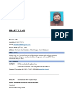 Shafiullah CV