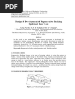 Design & Development of Regenerative Braking System at Rear Axle