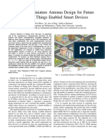 A Practical Miniature Antenna Design For Future Internet of Things Enabled Smart Devices