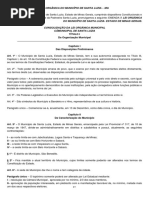 Lei Organica Do Municipio de santa luzia