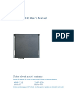 XMP-120/130 User Manual Setup Guide