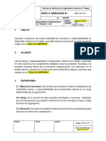 MAN-SST-001 Manual de Responsabilidades en Seguridad y Salud en El Trabajo SST