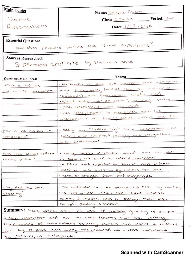 Scanned Document Using CamScanner | PDF