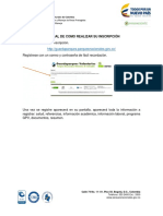 Parques Nacionales Tutorial Inscripcion