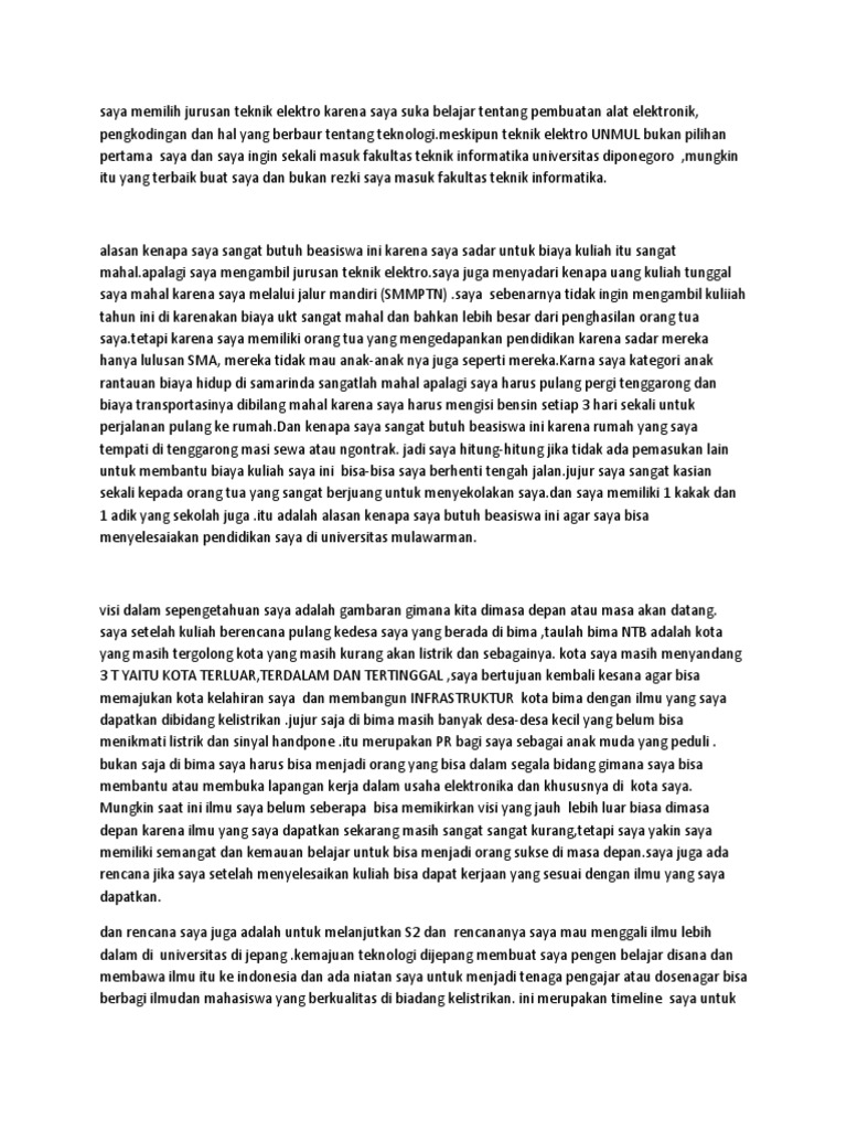 Contoh Essay