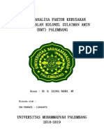 MAKALAH ANALISA FAKTOR KERUSAKAN JALAN DI JALAN KOLONEL SULAIMAN AMIN.docx