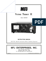 MFJ 4712 | PDF | Coaxial Cable | Antenna (Radio)