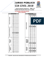 Nucepe 2018 PC Pi Agente de Policia Civil Gabarito